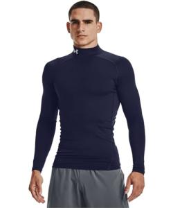 Under Armour Men's ColdGear Compression Mock - Navy