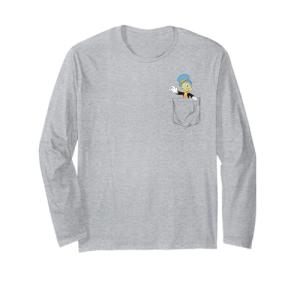Pinocchio Jiminy Cricket Long Sleeve T-Shirt