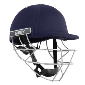 SHREY Classic Steel Cricket Helmet - Navy Blue