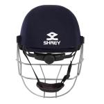 SHREY Classic Steel Cricket Helmet - Navy Blue