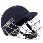 SHREY Classic Steel Cricket Helmet - Navy Blue