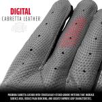 Franklin Sports MLB A XL Black Batting Gloves