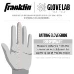 Franklin Sports MLB A XL Black Batting Gloves