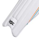 DSC Intense Shoc Cricket Wicket Keeping Legguard (White, Size: Mens) Material: Polyvinyl Chloride (PVC) Highly Comfortable Cricket Pads Protective Gear