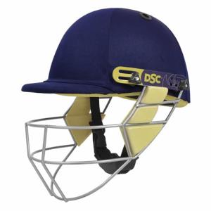 DSC Bouncer Cricket Helmet - Navy Blue, Medium