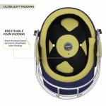 DSC Bouncer Cricket Helmet - Navy Blue, Medium