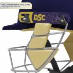 DSC Bouncer Cricket Helmet - Navy Blue, Medium