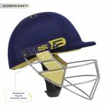 DSC Bouncer Cricket Helmet - Navy Blue, Medium