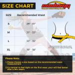 COOLOMG Women Sliding Shorts Softball Padded Slider Shorts Compression Underwear for Baseball Football Lacrosse Cricket Black L