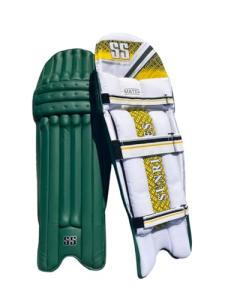 SS Cricket Match Premium Batting Leg Guards - Men's Size , (Green Color)