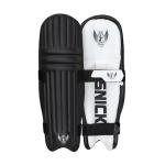 SNICK MEGALITE Cricket Batting Pads - Ultralite Leather Pads - High Protection - Two Straps Less Than Two lbs - Ambidextrous (Men)