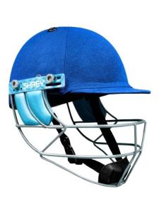 Shrey Match 3.0 Steel Cricket Helmet (Royal Blue, Large)