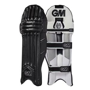 Gunn & Moore GM Cricket Maxi 606 Batting Leg Guards for Adults ' (Black Color), Right Handed