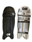 Gunn & Moore GM Cricket Maxi 606 Batting Leg Guards for Adults ' (Black Color), Right Handed