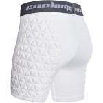COOLOMG Women Sliding Shorts Softball Padded Slider Shorts Compression Underwear for Baseball Football Lacrosse Cricket White L