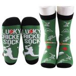 JNIAP Cricket Socks Cricket Lover Gift Cricket Player Gift Cricket Sport Socks Lucky Cricket Sock (CRICKET socks)