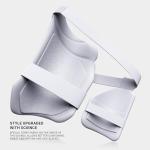 moonwalkr Cricket Thigh Guards 2.0 Lightweight Cricket Guard & Equipment Unisex Thigh Pads for Batter's Height (5'4"- 5'8") Safeguarding Both Your Outer and Inner Thighs White (Medium, Left Hand)