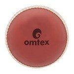 Omtex Synthetic Incredible Cricket Ball (Red/White)