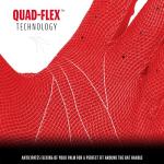 Franklin Sports CFX Pro Full Color Chrome Series Batting Gloves CFX Pro Full Color Chrome Batting Gloves, Red, Adult Large