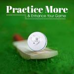 Mozi Sports Men Hand Stitched Club County Cricket Ball Grade A Senior Official Balls Pack of 6 Weight 5.5oz (White)