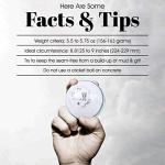 Mozi Sports Men Hand Stitched Club County Cricket Ball Grade A Senior Official Balls Pack of 6 Weight 5.5oz (White)