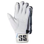 SS Cricket Junior Noir Premium Batting Gloves' Junior Size - Navy Right Handed