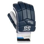 SS Cricket Junior Noir Premium Batting Gloves' Junior Size - Navy Right Handed