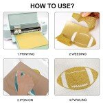 22 Pack Heat Transfer Vinyl for Cricut & T-Shirts