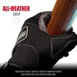 Franklin Sports MLB A XL Black Batting Gloves