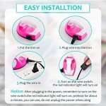 Portable Mini Heat Press for DIY Projects (Pink)