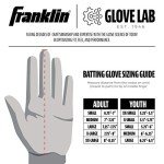 Franklin Sports MLB A XL Black Batting Gloves
