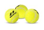 Nivia Yellow Tennis Cricket Balls - Pack of 12