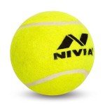 Nivia Yellow Tennis Cricket Balls - Pack of 12