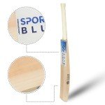 Grade 1 English Willow Cricket Bat - Blue