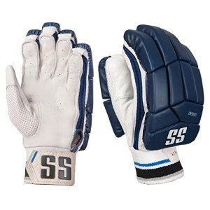 SS Cricket Legend Batting Gloves - Men's Navy Blue