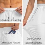 G Gradual Men's Tapered Athletic Sweatpants - White