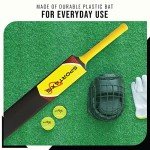 SPORTAXIS Heavy-Duty Cricket Bat with 2 Balls