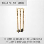 CBB Spring Return Cricket Stumps with Metal Base