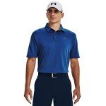 Under Armour Men's Blue Mirage Golf Polo, Medium Tall