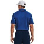 Under Armour Men's Blue Mirage Golf Polo, Medium Tall