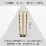 CBB Spring Return Cricket Stumps with Metal Base