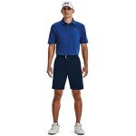 Under Armour Men's Blue Mirage Golf Polo, Medium Tall