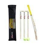 Sportaxis Wooden Cricket Set with Carry Bag