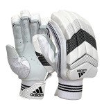 Adidas XT 5.0 White Batting Gloves for Adults