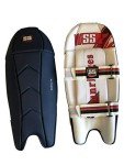 SS Cricket Aerolite Adult Wicket Keeping Legguards - Navy
