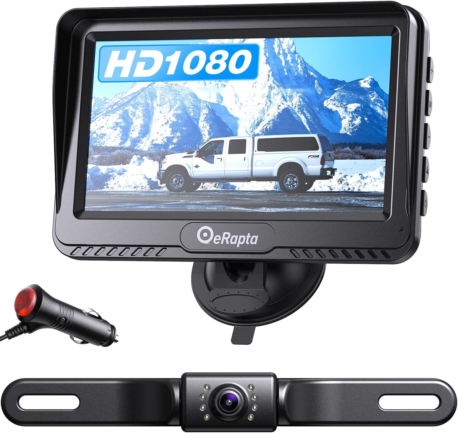 eRapta 4.3" Wired Backup Camera with Monitor