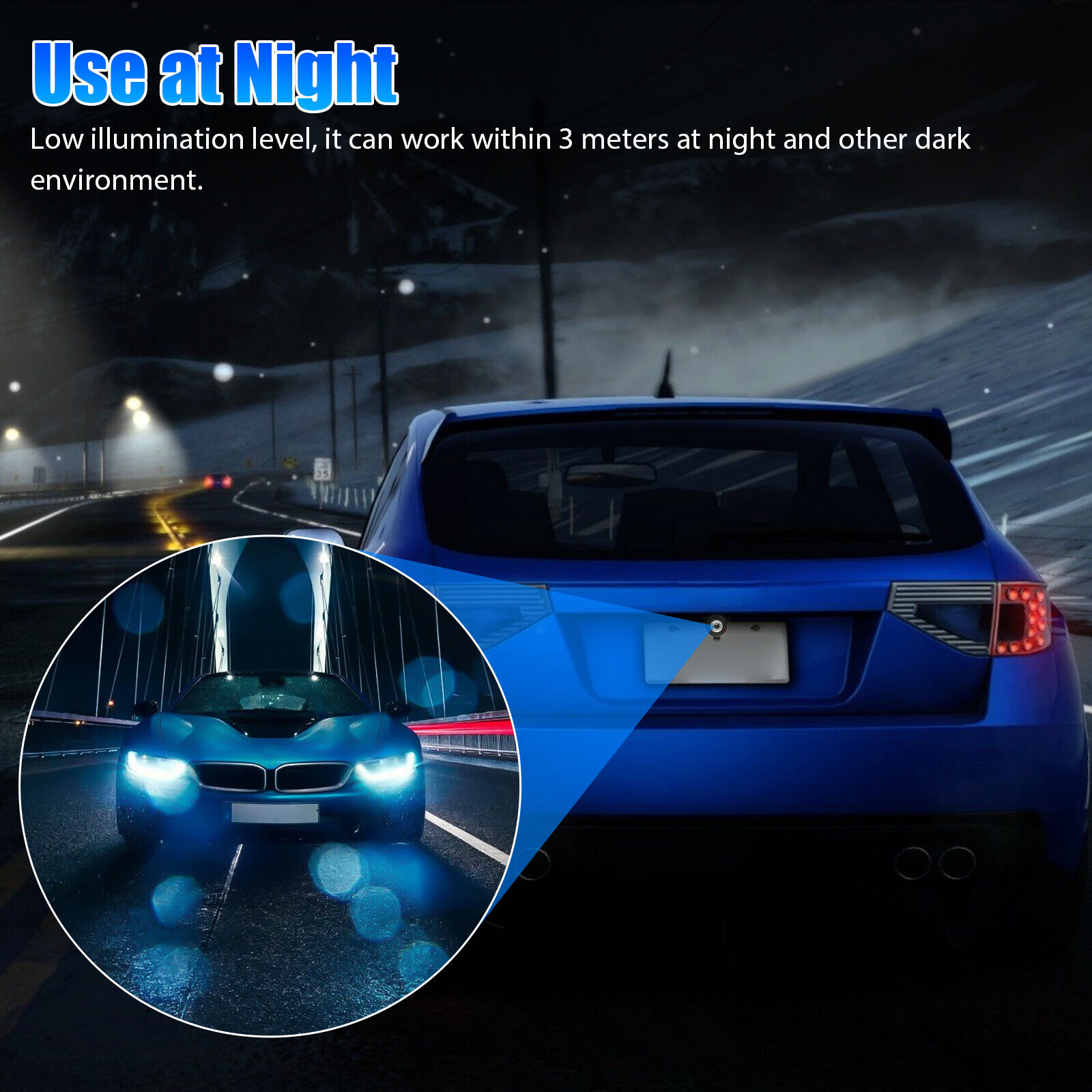 170° HD Night Vision Reverse Parking Camera