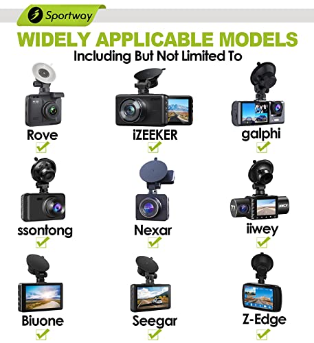 Sportway S503 Dash Cam Suction Cup Mount