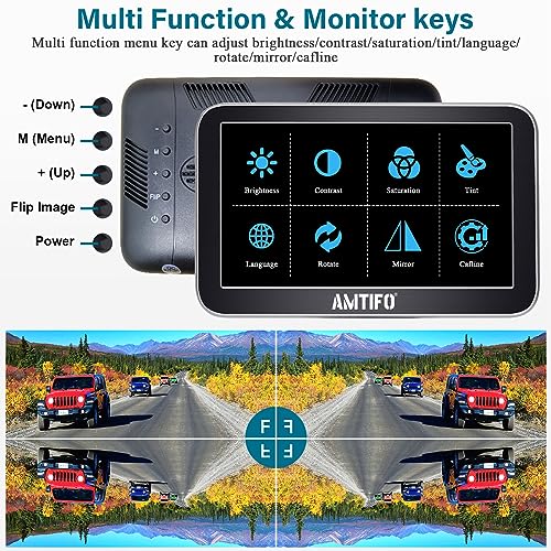7-Inch HD 1080P Backup Camera with Night Vision