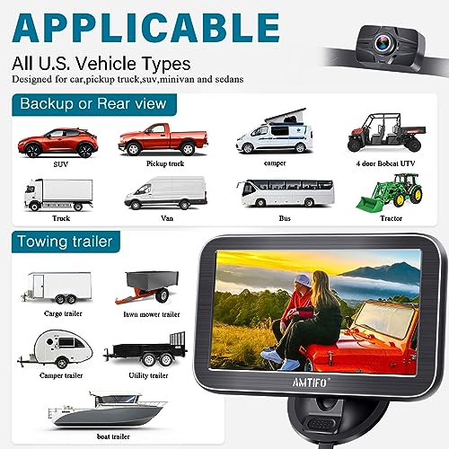 7-Inch HD 1080P Backup Camera with Night Vision